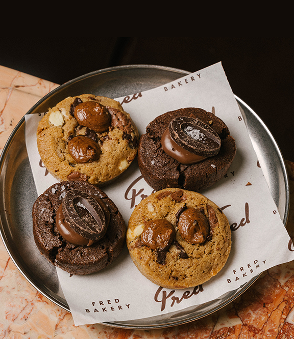 Triple Chocolate Hazelnut Cookie